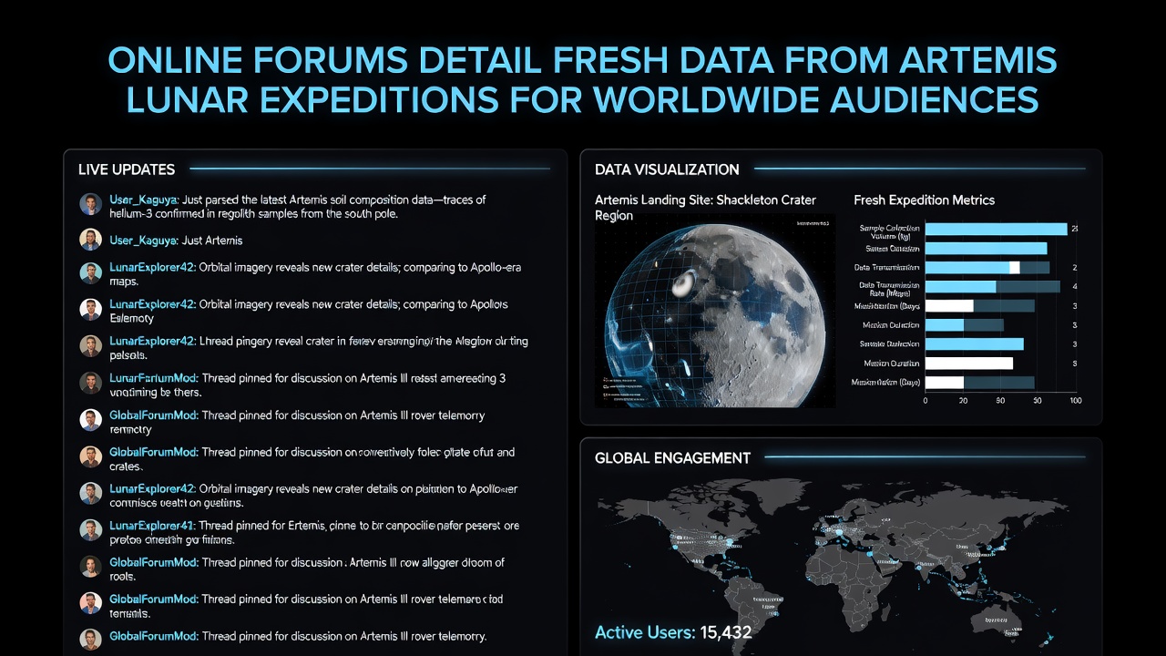 Artemis Lunar Data Sparks International Online Forum Discussions